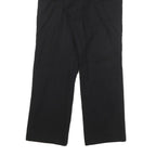 PAUL & SHARK Mens Wool Blend Black Regular Fit Straight Leg Trousers W27 L30