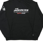 CHAMPION Mens Black The Insiders ESPN 1320 Pullover Hoodie L Cotton Blend