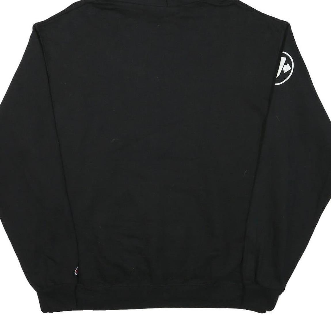 CHAMPION Mens Black The Insiders ESPN 1320 Pullover Hoodie L Cotton Blend