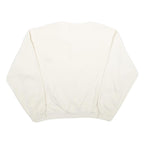 AUTHENTIC PIGMENT Womens Cream XL Crew Neck Cotton Blend Pullover Sweatshirt