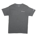 CHAMPION Mens Grey Graphic T-Shirt M Short Sleeve Crew Neck Cotton Casual