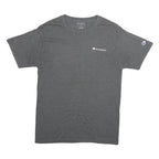 CHAMPION Mens Grey Graphic T-Shirt M Short Sleeve Crew Neck Cotton Casual