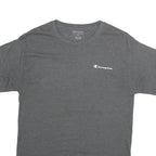 CHAMPION Mens Grey Graphic T-Shirt M Short Sleeve Crew Neck Cotton Casual