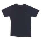 CHAMPION Mens Black Crew Neck Short Sleeve T-Shirt M Cotton Blend Casual Wear