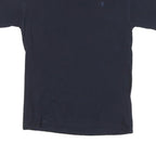 CHAMPION Mens Black Crew Neck Short Sleeve T-Shirt M Cotton Blend Casual Wear