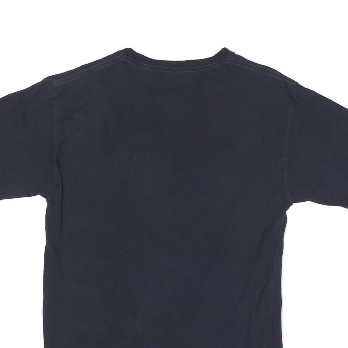 CHAMPION Mens Black Crew Neck Short Sleeve T-Shirt M Cotton Blend Casual Wear