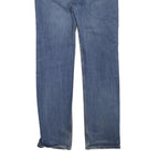 CARHARTT Womens Regular Fit Straight Denim Blue Jeans W32 L32 Zip Cotton Blend