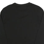 CALVIN KLEIN Womens Black Crew Neck Sweatshirt Pullover S Cotton Blend Jersey