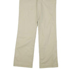 DICKIES Womens Cotton Blend Beige Regular Straight Trousers W30 L32 Workwear