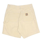 CARHARTT Mens Shorts Beige Casual Cotton M W32 Workwear Relaxed Fit