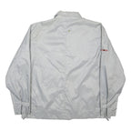 EISNEGGERKLASSIKER Mens White Nylon Zip Jacket L Casual Classic Outdoor