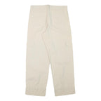 SERGIO VITTI Mens Regular Beige Cargo Trousers W31 L28 Cotton Blend Zip