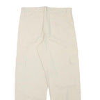 SERGIO VITTI Mens Regular Beige Cargo Trousers W31 L28 Cotton Blend Zip