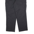 DICKIES Mens Cotton Blend Black Regular Fit Straight Leg Trousers W38 L32