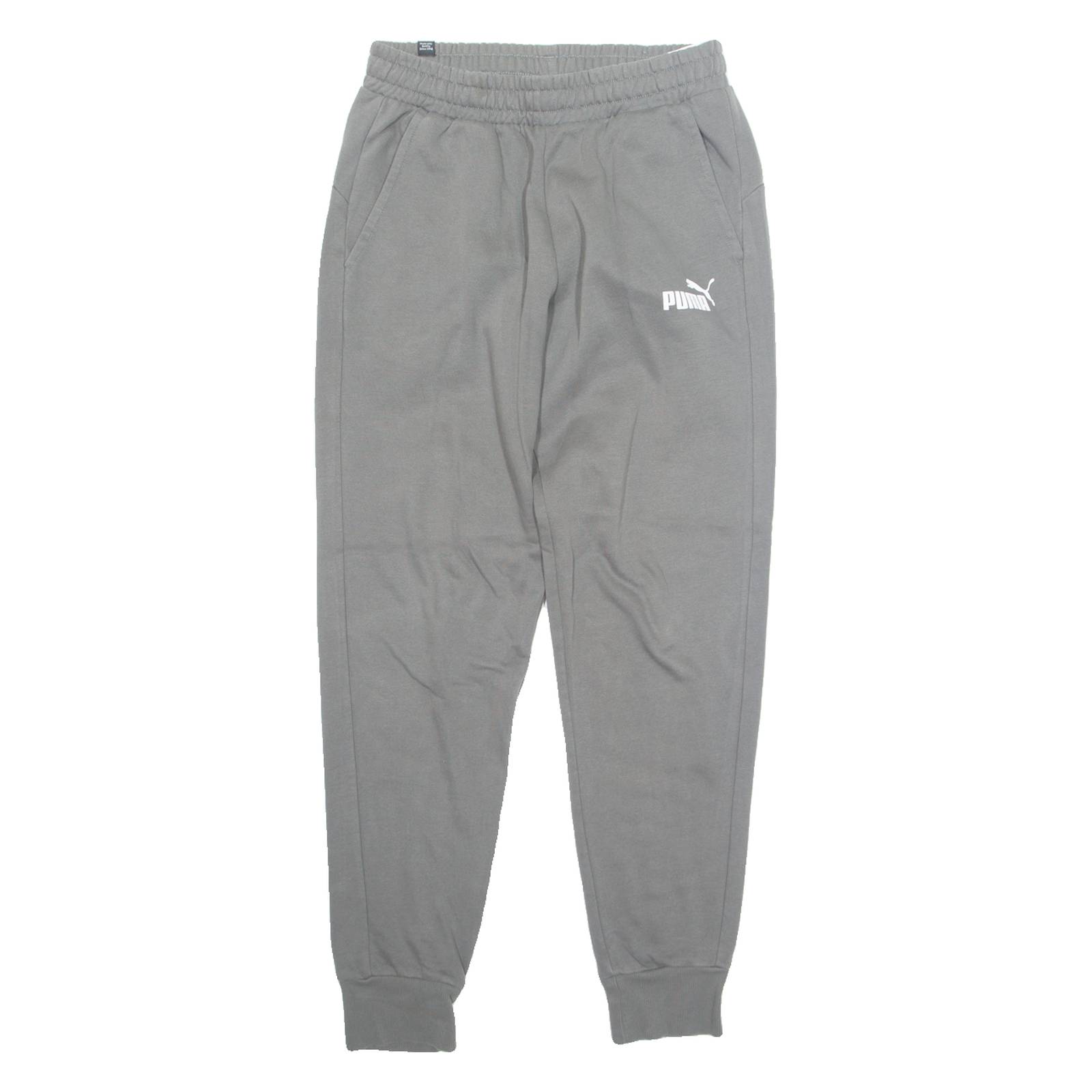 PUMA Mens Joggers Grey Tapered S W27 L29