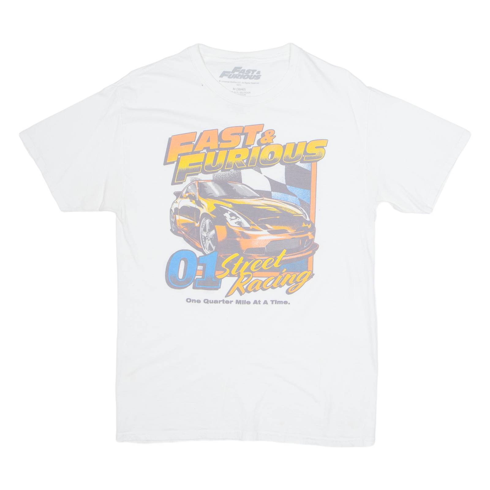 FAST & FURIOUS Mens T-Shirt White M