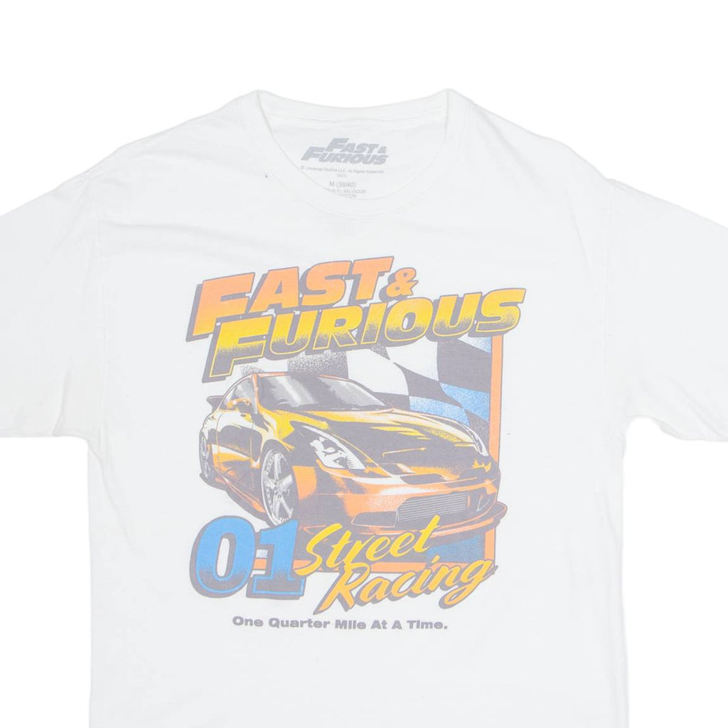 FAST & FURIOUS Mens T-Shirt White M