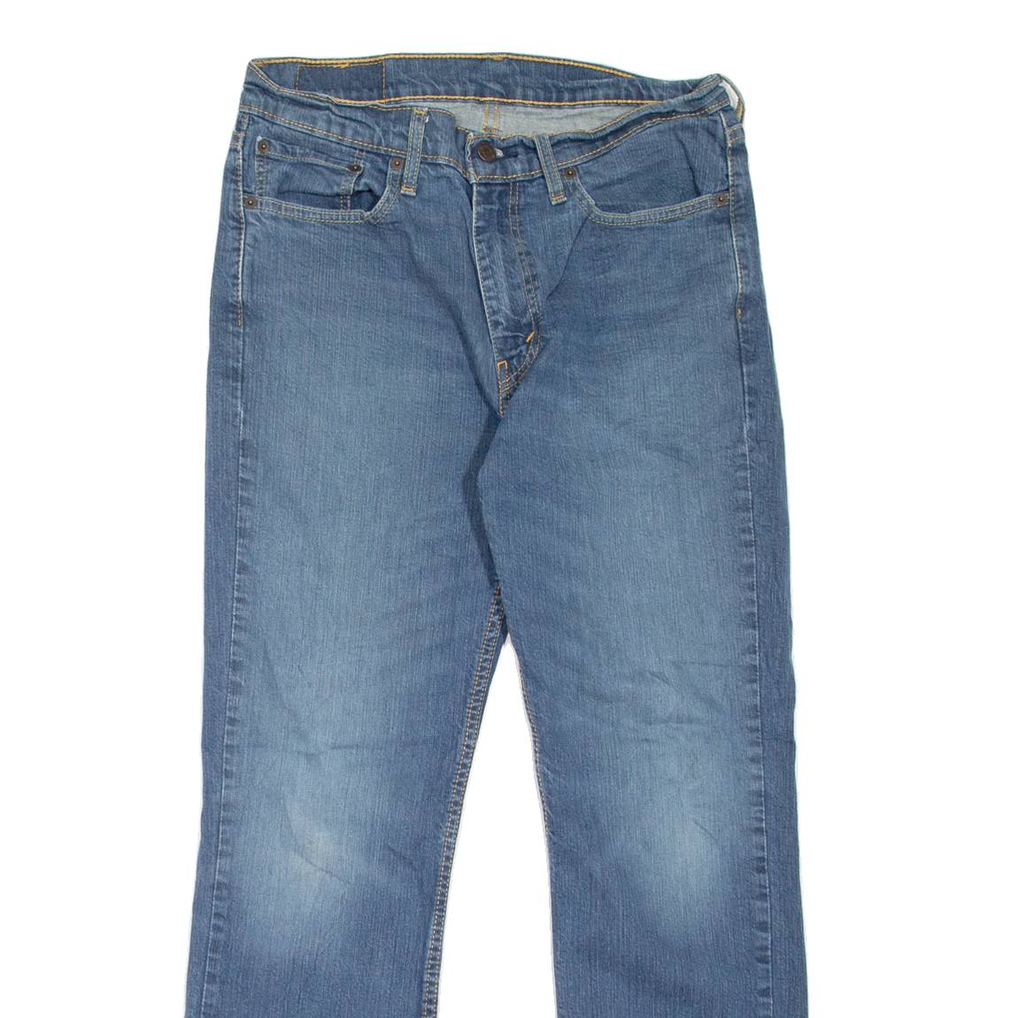LEVI'S 514 Jeans Mens Blue Slim Straight Stone Wash W30 L30