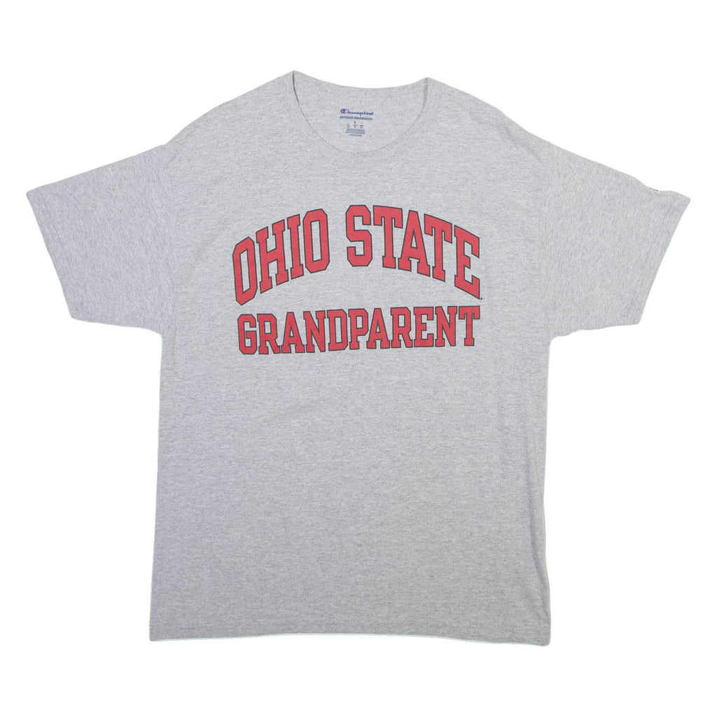 CHAMPION Ohio State University Mens T-Shirt Grey USA L