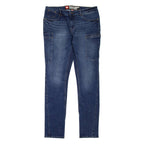 ENGELBERT STRAUSS Workwear Womens Jeans Blue Slim Skinny Stone Wash W34 L32
