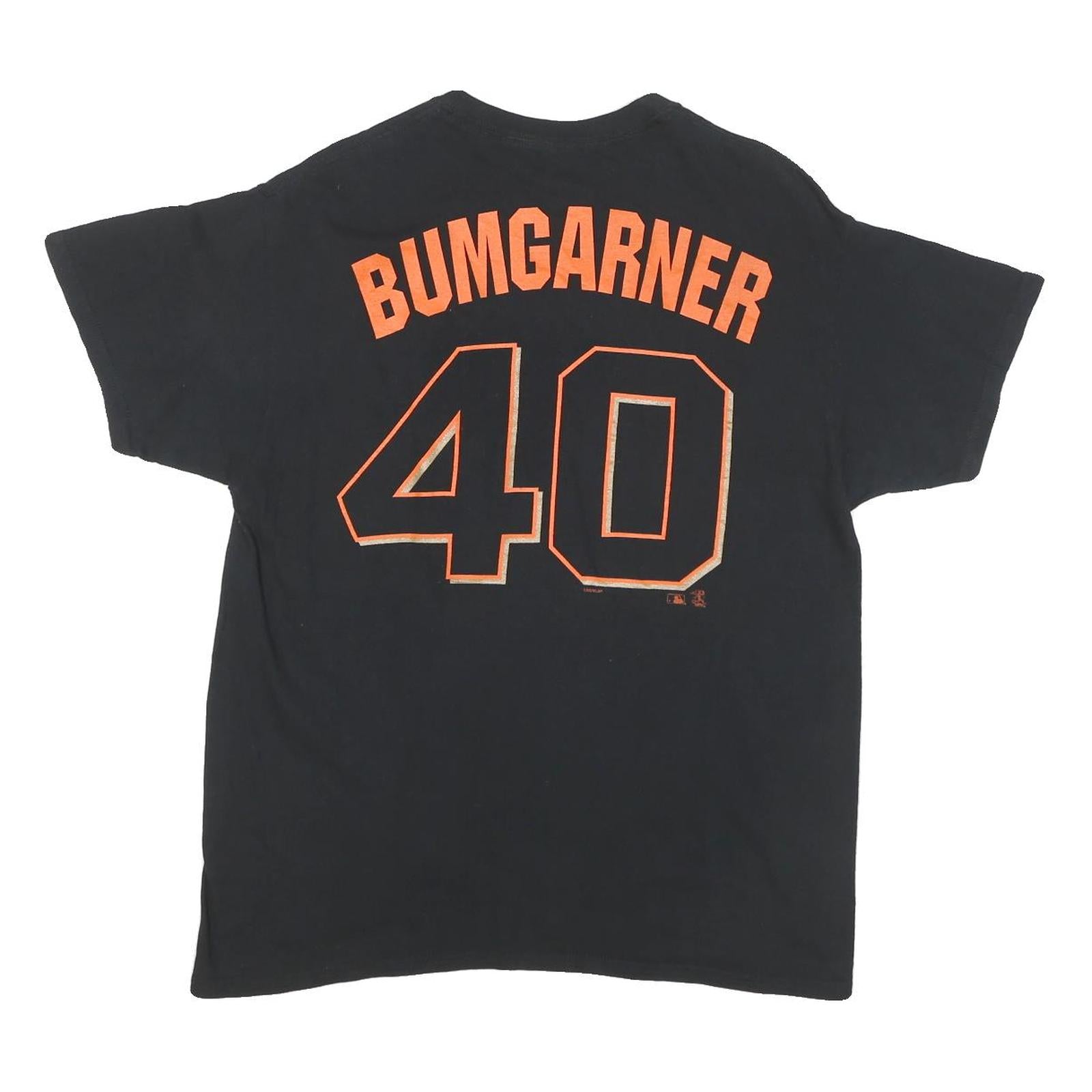 FANATICS Mens Black San Francisco 40 Graphic T-Shirt L Short Sleeve Crew Neck