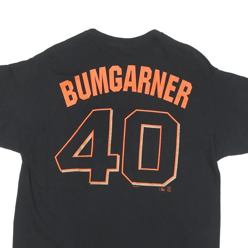 FANATICS Mens Black San Francisco 40 Graphic T-Shirt L Short Sleeve Crew Neck