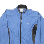 THE NORTH FACE Womens Blue Nylon Jacket M Zip Plain Lightweight Outdoor
