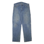 DICKIES Mens Jeans Blue Regular Straight Denim Medium W36 L34 Workwear