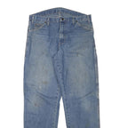 DICKIES Mens Jeans Blue Regular Straight Denim Medium W36 L34 Workwear