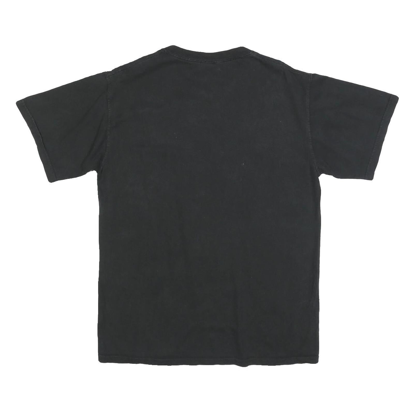 NFL Mens Black Raider Nation Graphic T-Shirt M Short Sleeve Crew Neck