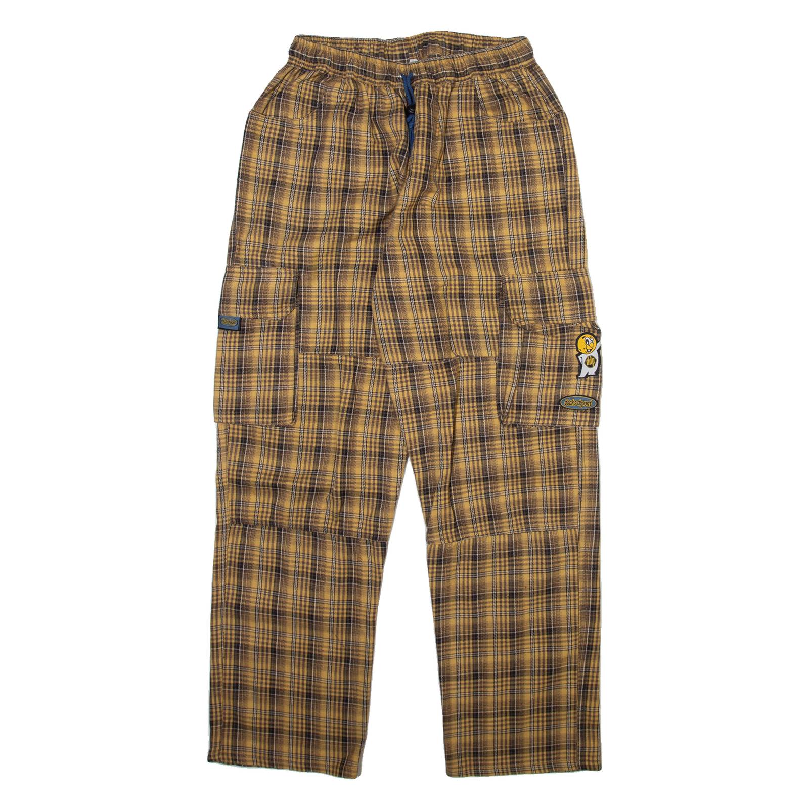 DOCKS DUPONT Cargo Mens Trousers Beige Relaxed Straight W26 L28