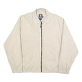 CHAPS RALPH LAUREN Mens Beige Polyester Blend Classic Jacket M Zip Plain