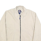 CHAPS RALPH LAUREN Mens Beige Polyester Blend Classic Jacket M Zip Plain