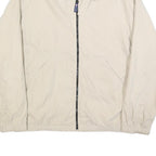 CHAPS RALPH LAUREN Mens Beige Polyester Blend Classic Jacket M Zip Plain