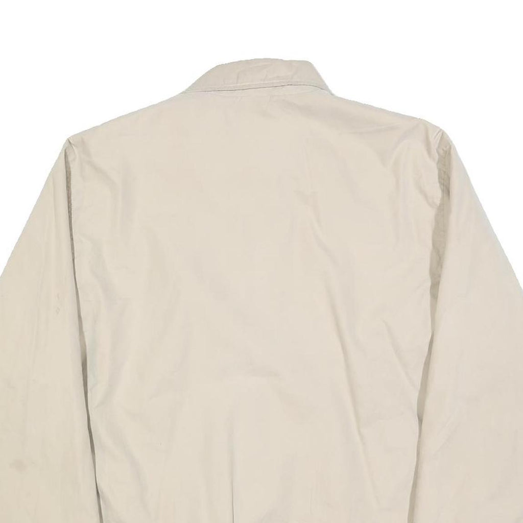 CHAPS RALPH LAUREN Mens Beige Polyester Blend Classic Jacket M Zip Plain