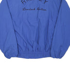 WESTERN CONCEPTS Mens Blue Polyester Blend Zip Jacket L Rimbery Livestock