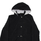 NAUTICA Womens Raincoat Black Hooded ONE SIZE