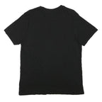 TRUE RELIGION Mens Black Graphic T-Shirt L Short Sleeve Crew Neck Cotton Blend
