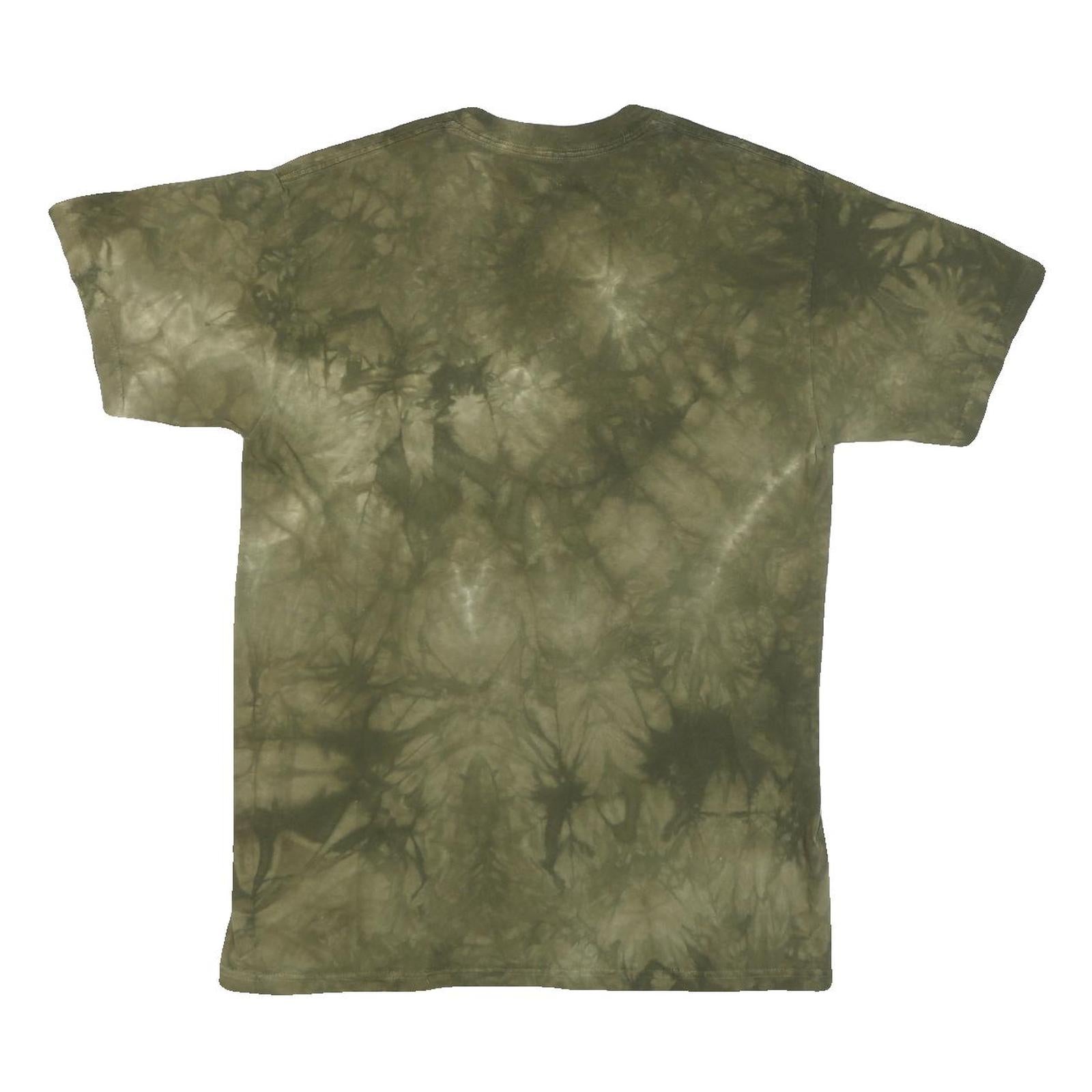 THE MOUNTAIN Mens Green Graphic T-Shirt M Short Sleeve Crew Neck Unique Print