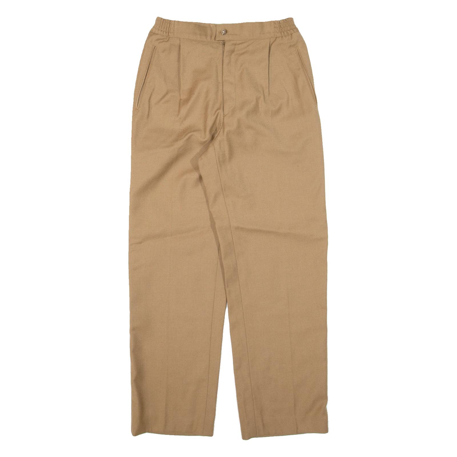 BOGNER Womens Knit Trousers Beige Relaxed Straight W26 L27