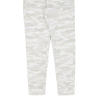 LEVI'S Womens Cotton White & Cream Camouflage Slim Skinny Trousers W26 L25
