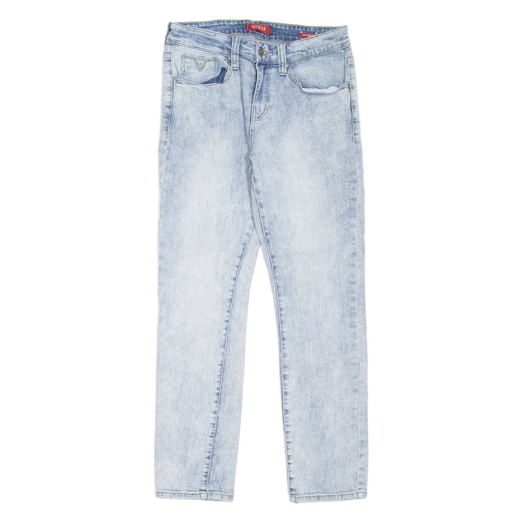 GUESS Halsted Fit Womens Jeans Blue Slim Tapered Stone Wash W31 L29