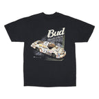 WINNER'S CIRCLE Mens Black Dale Jr Racing T-Shirt L Short Sleeve Crew Neck Race