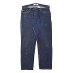 LEVI'S 505 Mens Jeans Blue Loose Straight Denim Medium W36 L30 Classic Zip