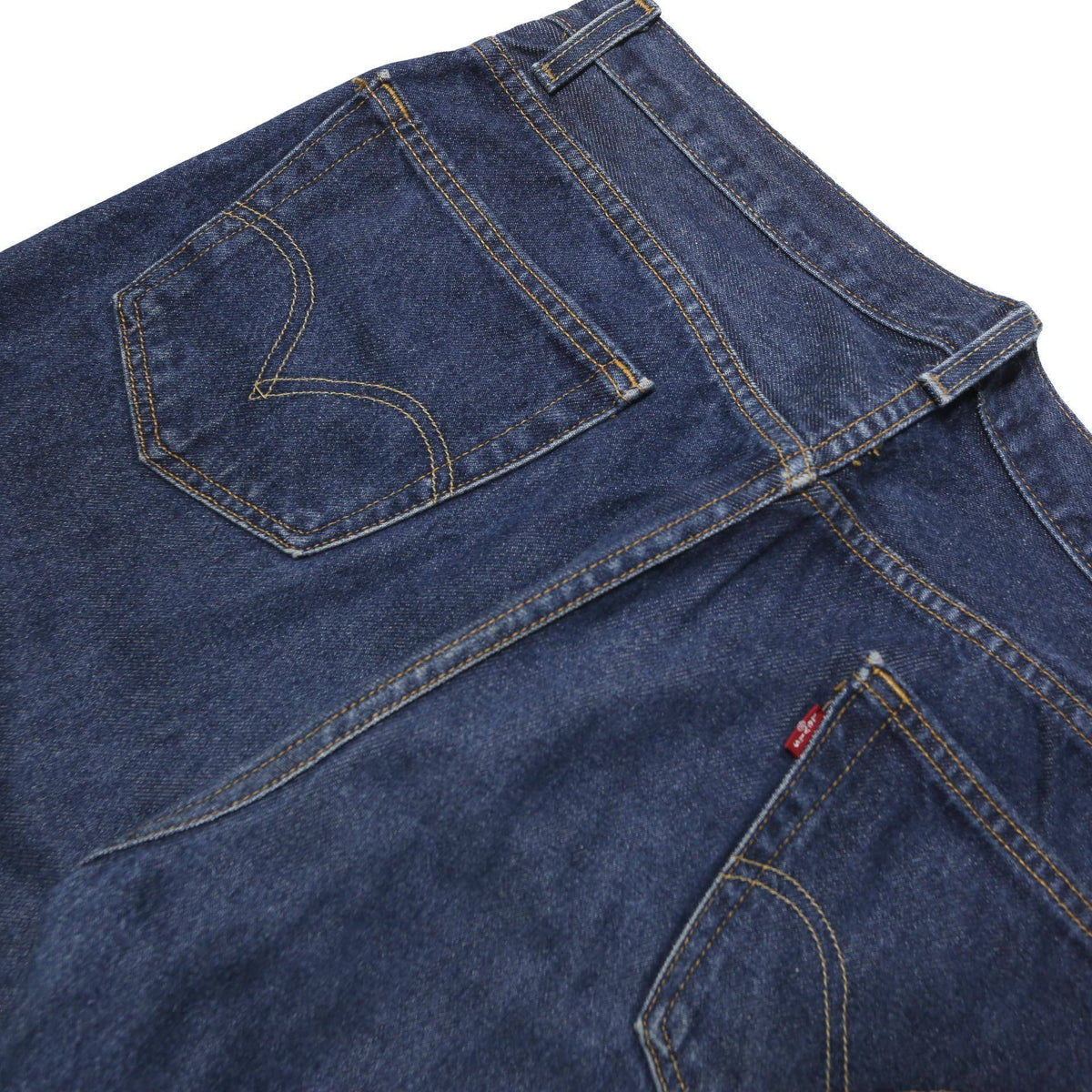 LEVI'S 505 Mens Jeans Blue Loose Straight Denim Medium W36 L30 Classic Zip
