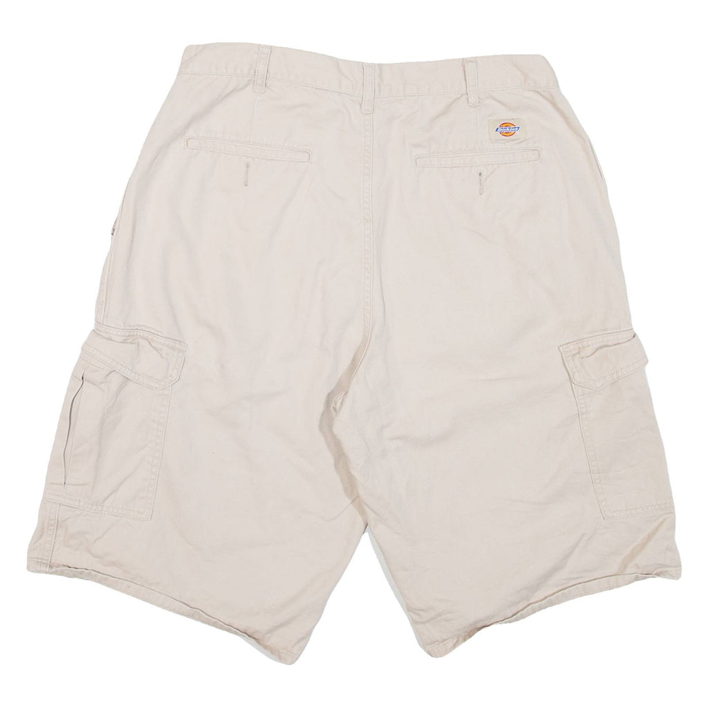 DICKIES Mens Workwear Shorts Beige L W32