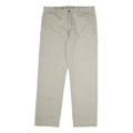 CALVIN KLEIN JEANS Mens Cotton Beige Regular Straight Trousers W34 L31 Casual