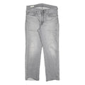 LEVI'S 514 BIG E Mens Jeans Grey Classic Straight Denim Raw W33 L30 Vintage
