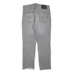 LEVI'S 514 BIG E Mens Jeans Grey Classic Straight Denim Raw W33 L30 Vintage