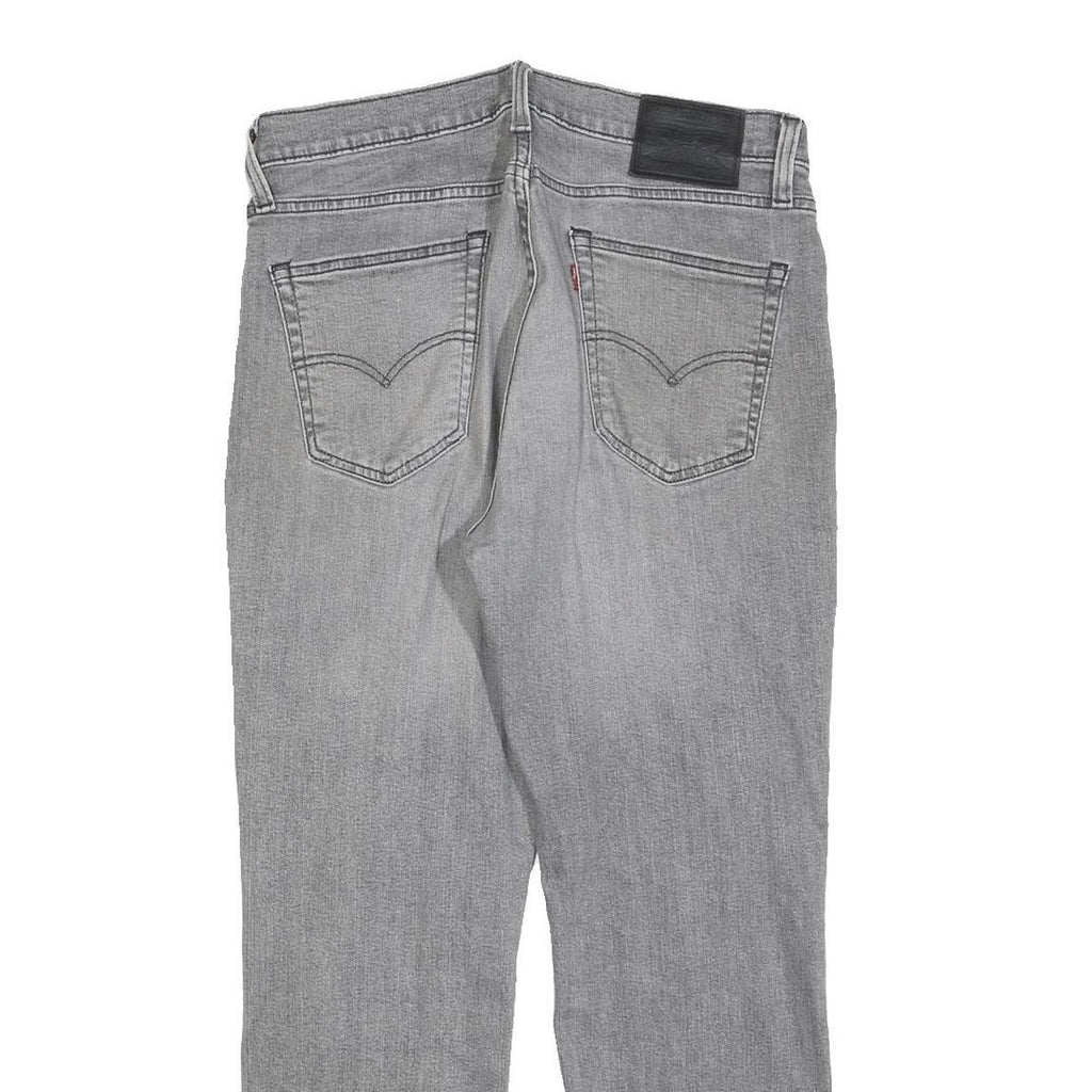 LEVI'S 514 BIG E Mens Jeans Grey Classic Straight Denim Raw W33 L30 Vintage